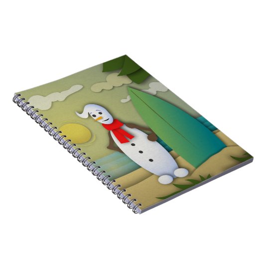 Das Snowman-Notebook im Sommer Notizblock (Rechte Seite)