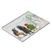 Das Snowman Spiral Foto Notebook Notizblock (Linke Seite)