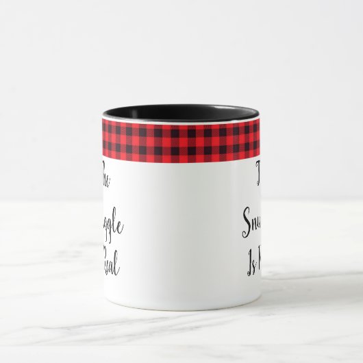 Das Snuggle ist echte Tasse (Zentrum)