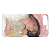 Das Soda-Mädchen in einem Hut Case-Mate iPhone Hülle (Rückseite (Horizontal))