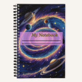 Das Solarsystem Galaxie Notizblock (Vorderseite)