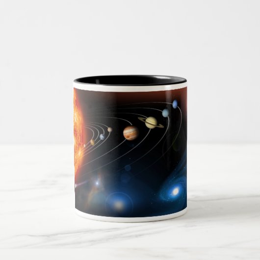Das Solarsystem und über Tasse hinaus (Mittel)