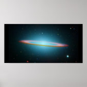 Das Sombrero Galaxy Poster (Vorne)