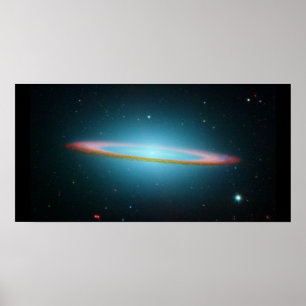 Das Sombrero Galaxy Poster