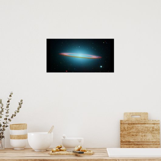 Das Sombrero Galaxy Poster (Küche)