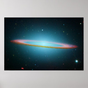 Das Sombrero Galaxy Poster