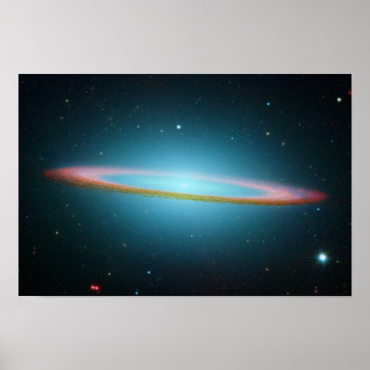 Das Sombrero Galaxy Poster (Vorne)