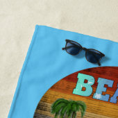 Das Sommerleben am Strand Strandtuch (Beispiel)