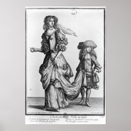 Das Sommerstadtkleid, 1678 Poster (Vorne)
