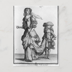 Das Sommerstadtkleid, 1678 Postkarte