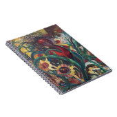 Das Sonnenblume-Frauen-Notizbuch Notizblock (Rechte Seite)