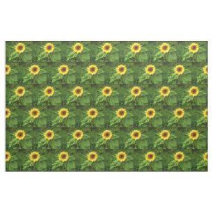 DAS SONNENBLUME-Gewebe Stoff