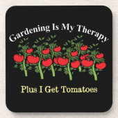 Das Sonnengärtnern ist meine Therapie Getränkeuntersetzer (Vorderseite)