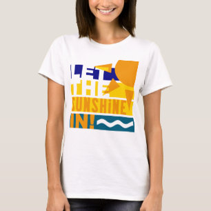 Das Sonnenlicht im Shirt gelassen - wählen Sie Sti