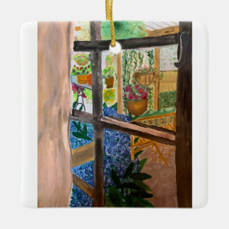 Das Sonnenschutzmittel Keramikornament