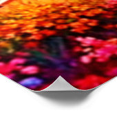 Das Sonnenset Beach Solitude Design Poster (Ecke)