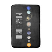 Das Sonnensystem Badematte (Vorderseite Vertikal)