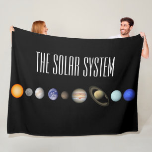 Das Sonnensystem Fleecedecke