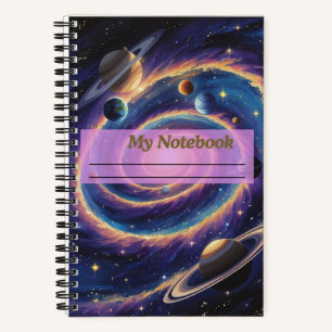 Das Sonnensystem Galaxie Notizblock