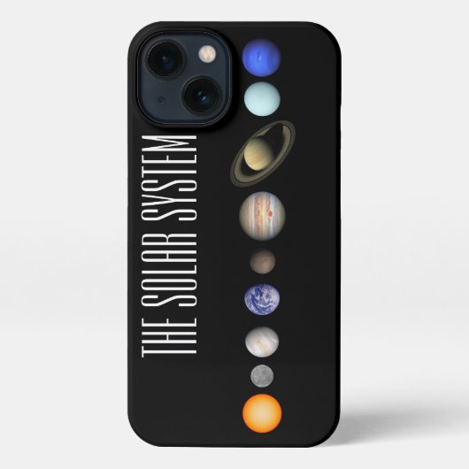 Das Sonnensystem iPhone Hülle (Rückseite)