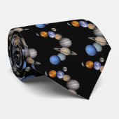 Das Sonnensystem Krawatte (Gerollt)