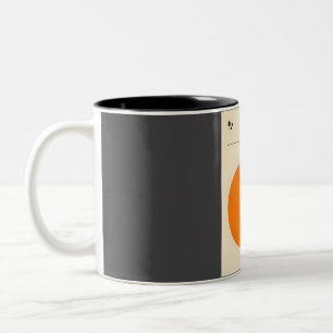 Das Sonnensystem - Minimale Planeten und Sonnenrei Zweifarbige Tasse