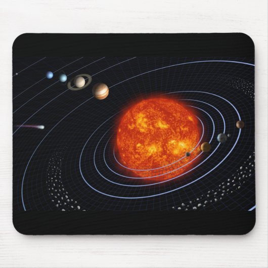 Das Sonnensystem Mousepad (Vorne)