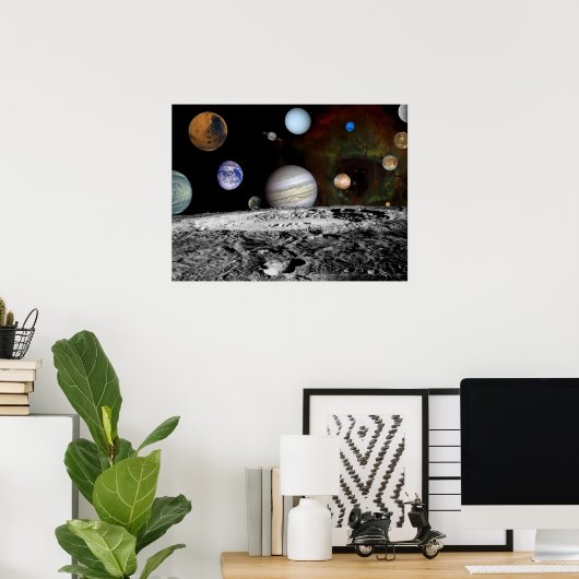 Das Sonnensystem Poster (Heimbüro)