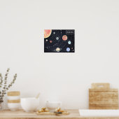 Das Sonnensystem Poster (Küche)