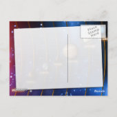 Das Sonnensystem Postkarte (Rückseite)