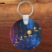 Das Sonnensystem Schlüsselanhänger (Vorderseite)