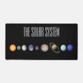Das Sonnensystem Schreibtischunterlage (Vorderseite)