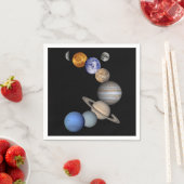 Das Sonnensystem Serviette (Beispiel)