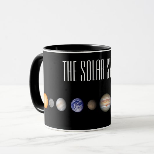 Das Sonnensystem Tasse (Vorderseite Links)