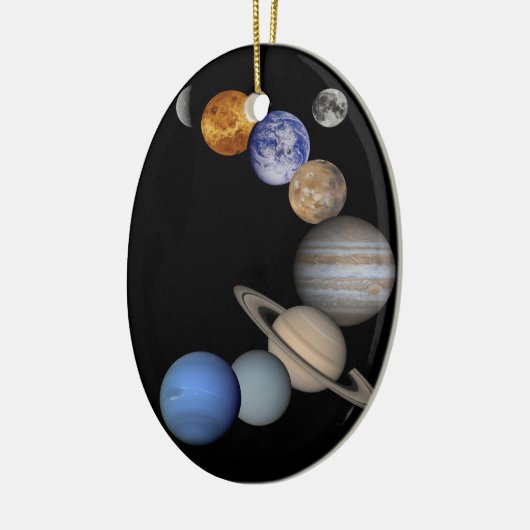 Das Sonnensystem umfasst unsere Planeten Keramikornament (Links)
