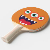 Das sonnige 3-Mit Augen Niedliche Monster. Tischtennis Schläger (Vorderseite)