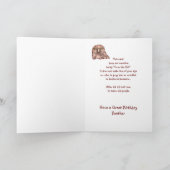 Das sonnige Alte, über dem Hügel, über dem Geburts Karte (Innenseite)