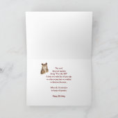 Das sonnige Alte Zeitalter, über dem Hügel - Gebur Karte (Innenseite)