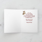 Das sonnige Alte Zeitalter, über dem Hügel - Gebur Karte (Innenseite)