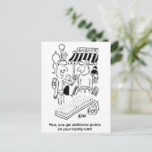 Das sonnige Bed of Nails Indian Bazaar Marketplace Postkarte (Stehend Vorderseite)