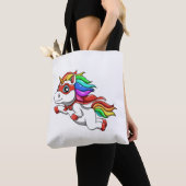 Das sonnige Einhorn als Held für einen Superheld Tasche (Von Nahem)