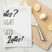 Das sonnige Geschenk , Pilates , Kaffee , Gaumenge Geschirrtuch (Viertel Falte)