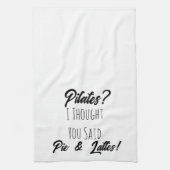 Das sonnige Geschenk , Pilates , Kaffee , Gaumenge Geschirrtuch (Vertikal)