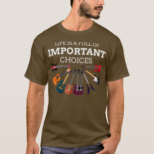 Das sonnige Gitarrenleben ist voll von Auswahl Vin T-Shirt