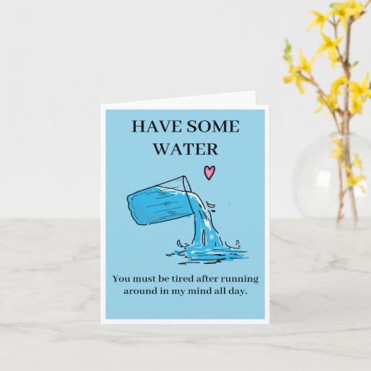 Das sonnige Glas Valentinskarte Karte (Gelbe Blume)