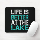 Das sonnige Leben am See Camping Summer Va Mousepad (Mit Mouse)