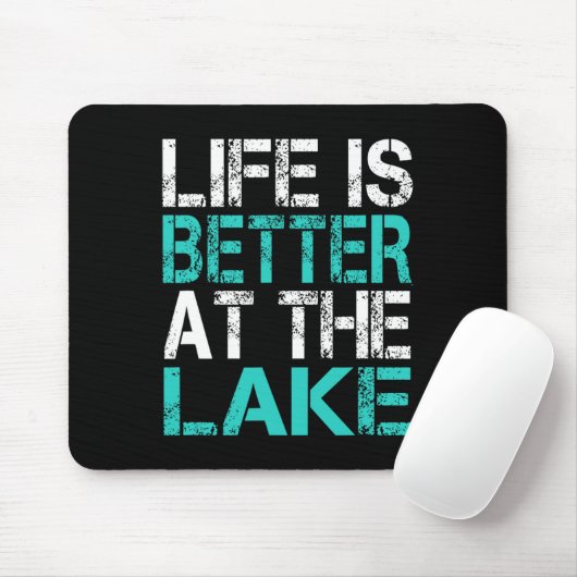 Das sonnige Leben am See Camping Summer Va Mousepad (Mit Mouse)