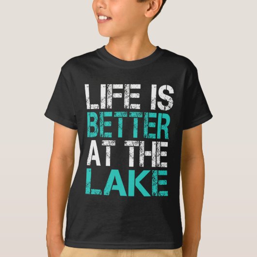 Das sonnige Leben am See Camping Summer Va T-Shirt (Vorderseite)