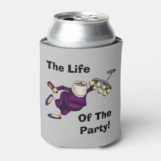 Das sonnige Leben des Party kann kühler werden Dosenkühler (Kanne Vorderseite)