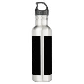 Das sonnige Leben ist voll von wichtigen Optionen Edelstahlflasche (Rückseite)